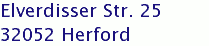 Elverdisser Str. 25, 32052 Herford